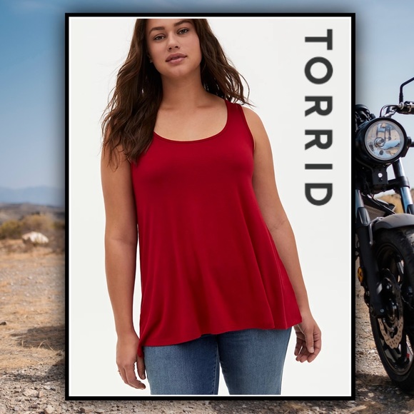 🛍️CLEARANCE🛍️ TORRID Red Swing Tank #T738268Z - Picture 5 of 6